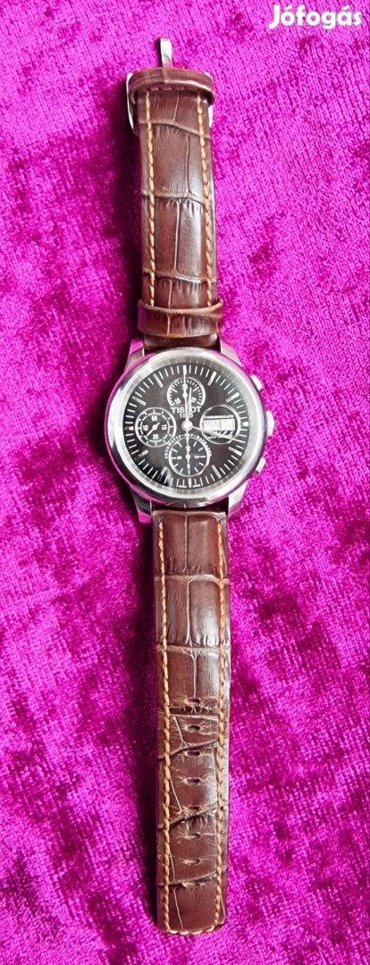 Tissot Le Locle automata Valjoux chronograph, dupla fiókos dobozzal