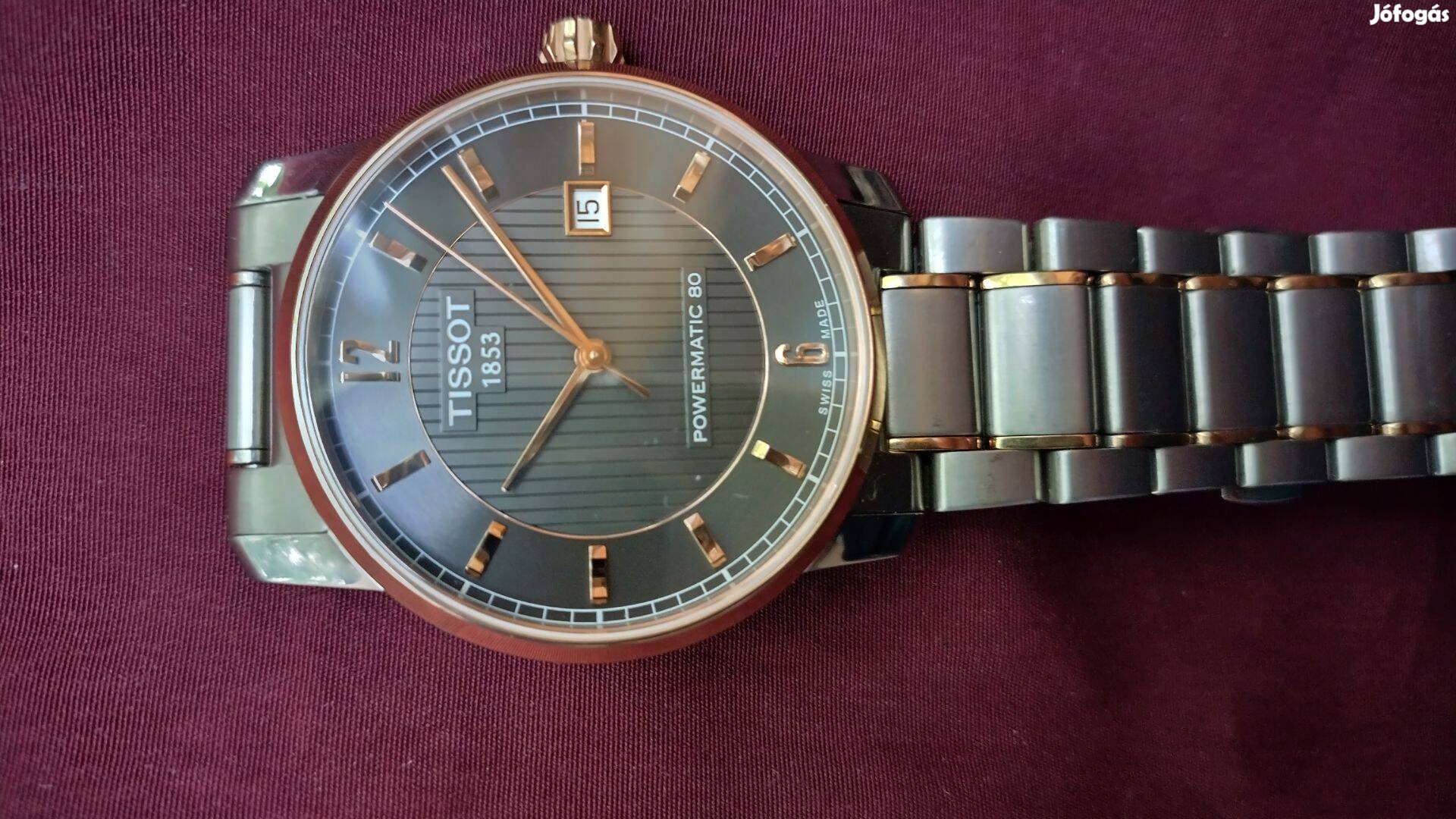 Tissot Powematic 80 arany-titán automata