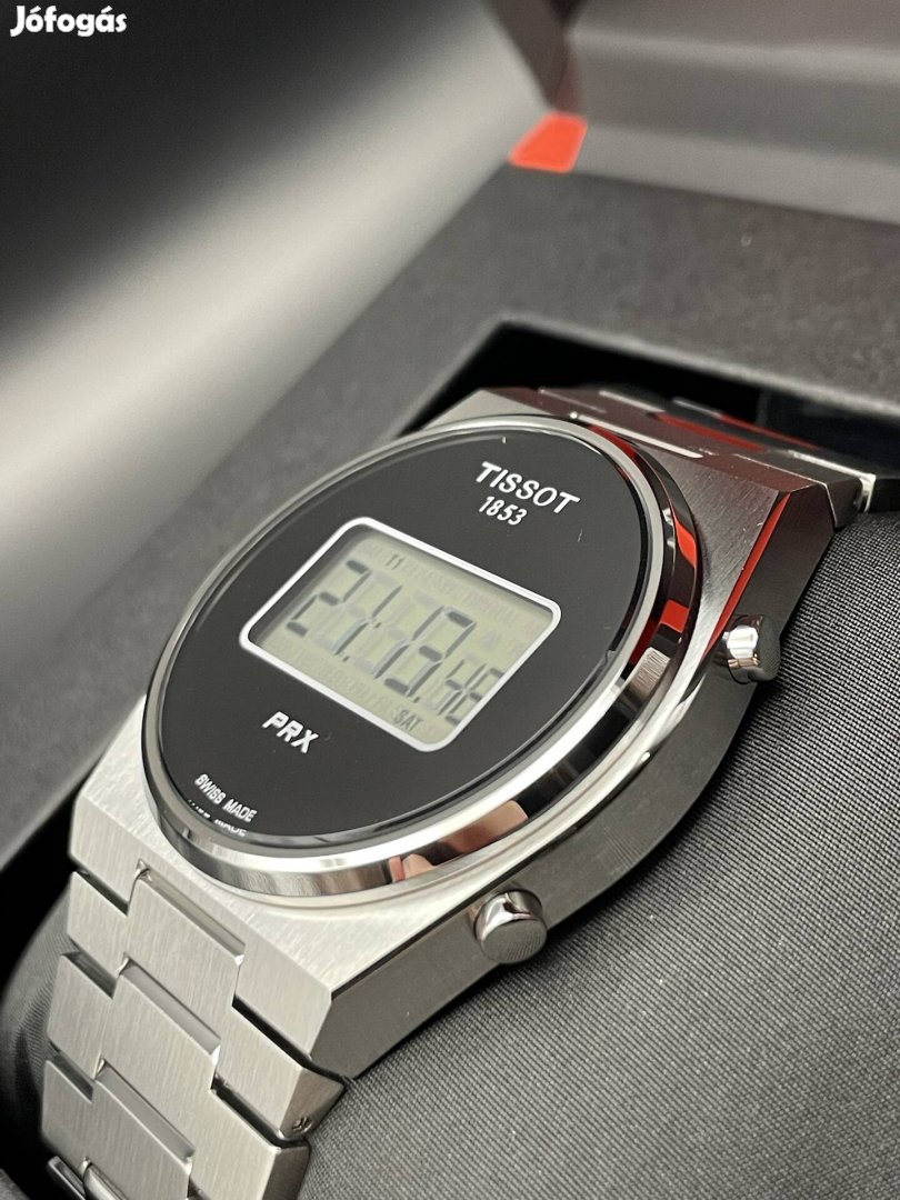 Tissot Prx Digital férfi karóra ezüst hordatlan