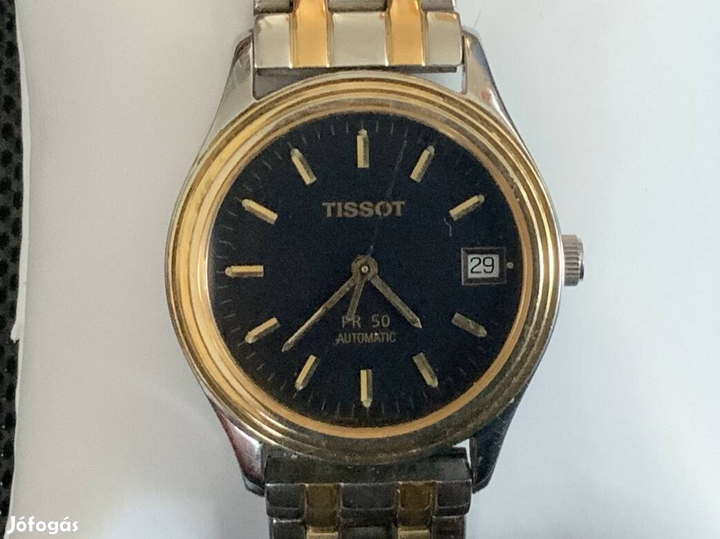 Tissot T Classic Pr 50 Full acél Zafír Üveges Régi Automata Óra 