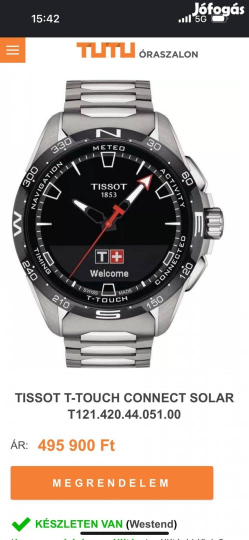 Tissot T Touch Connect Solar