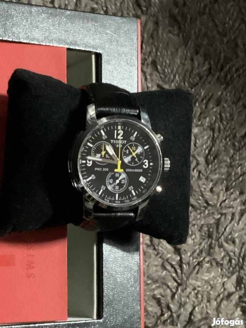 Tissot  Prc 200 Quartz Chronograph Bőr Szíjas Óra