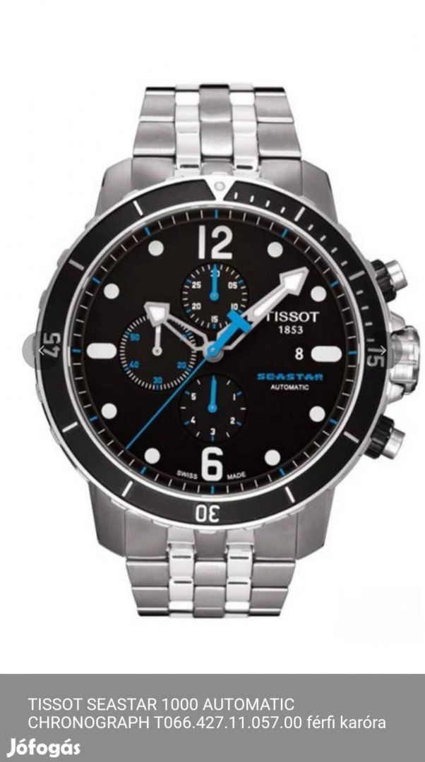 Tissot  Seastar 1000 automata búvár óra búváróra