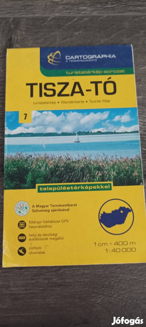 Tisza-tó turistatérkép