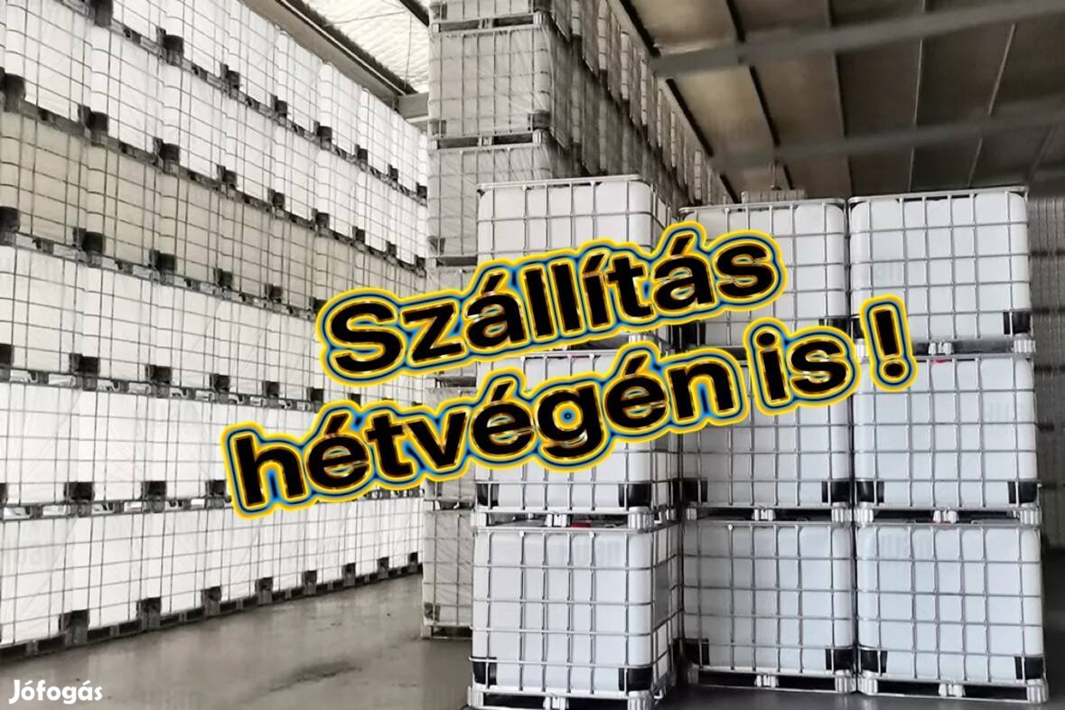 Tiszta IBC tartály eladó