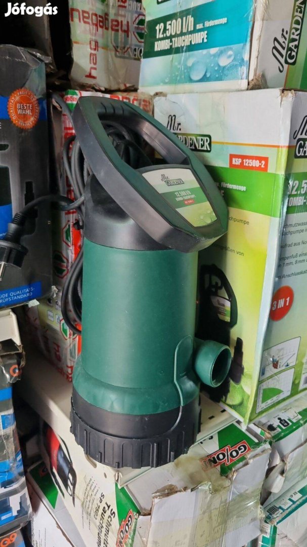 Tiszta, szűrt és szennyvíz szivattyú 12500liter/óra teljesítménnyel