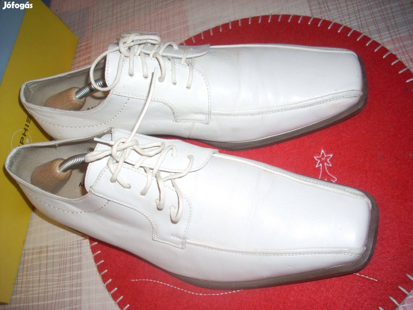 Tiszta bőr új elegáns- alkalmi cipő 44