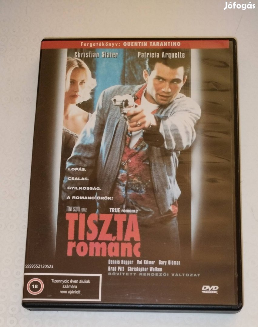 Tiszta románc dvd Quentin Tarantino 