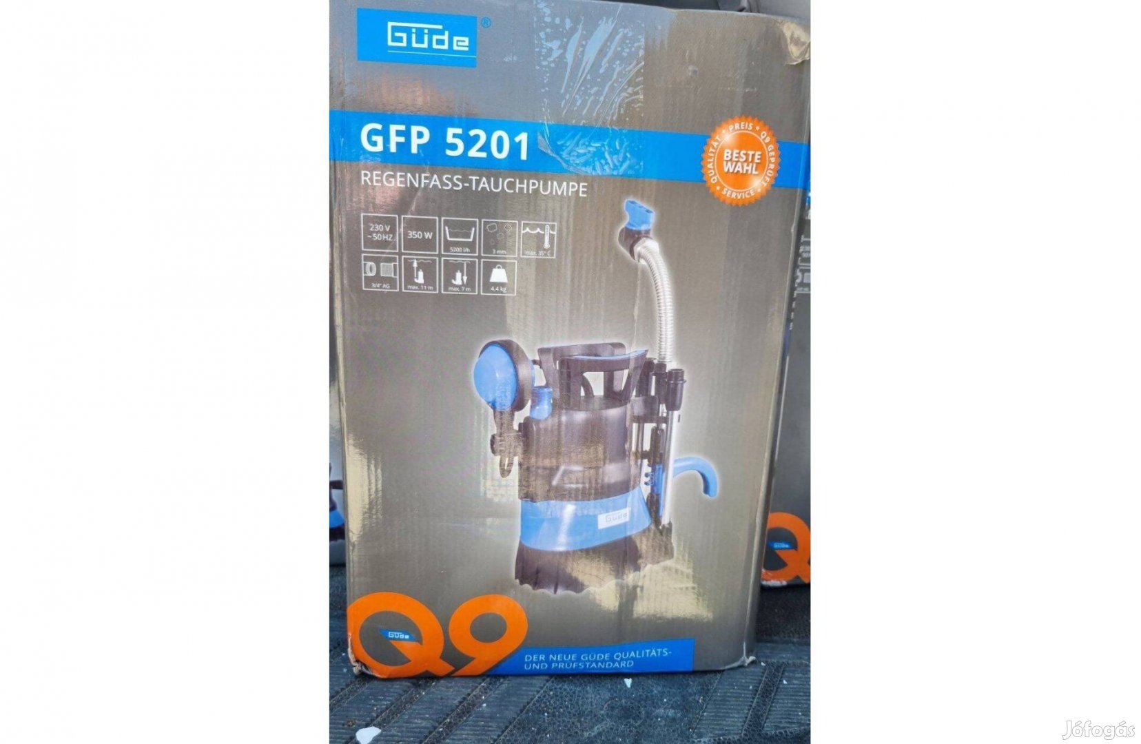 Tisztavíz, merülő búvárszivattyú automata úszókapcsolóval, garanciával