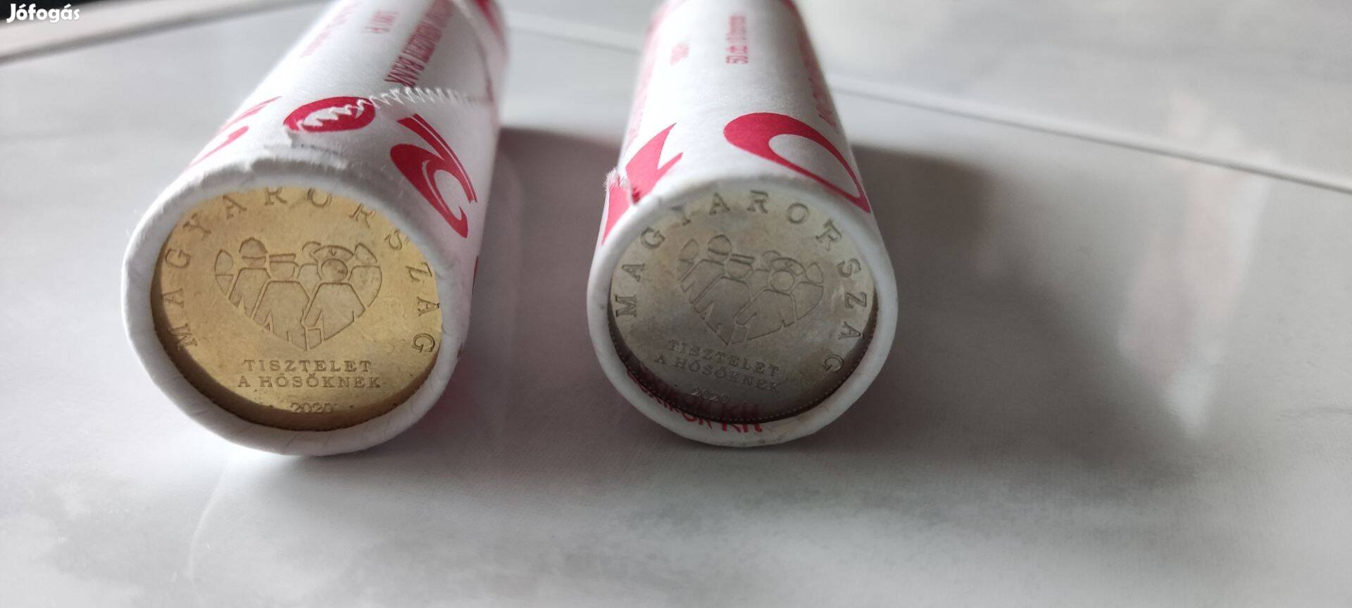 Tisztelet a hősöknek emlékérme 10 20 forint rollni