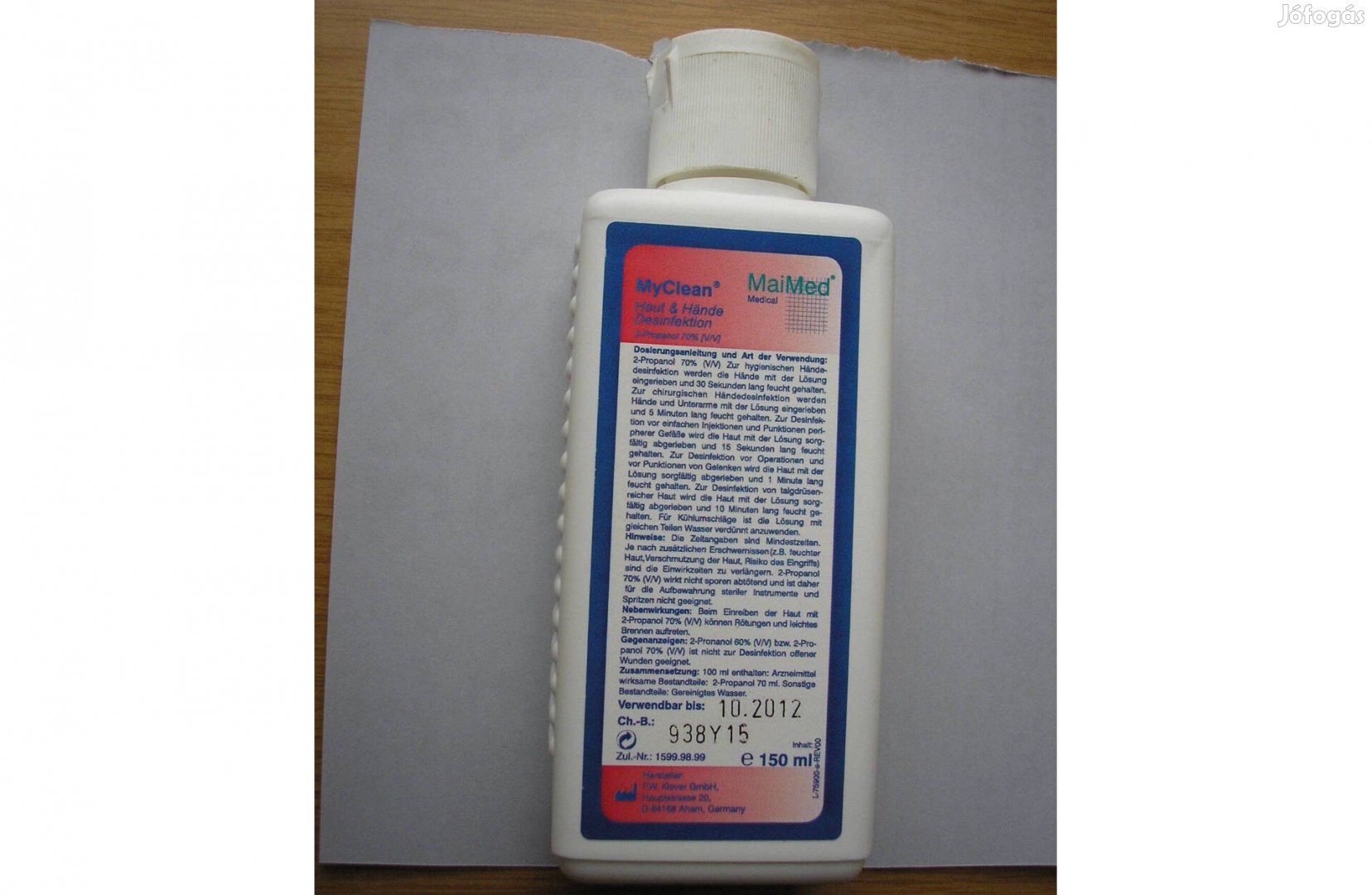 Tisztító folyadék ( IPA ) magnófejek tisztításához , 400 ml . új