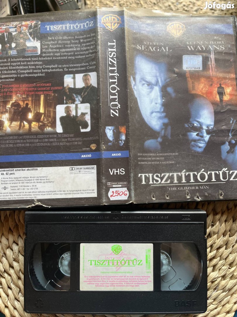 Tisztitótűz vhs kazetta