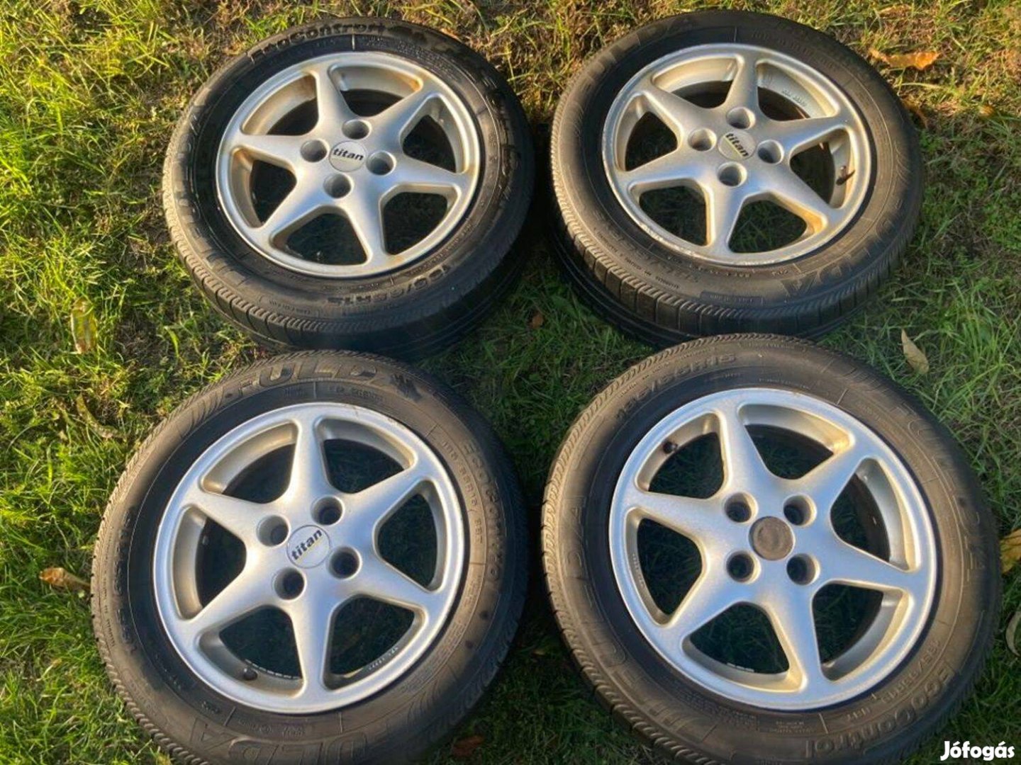 Titán alufelni 4x100 Fulda 185/65 R15 gumikkal