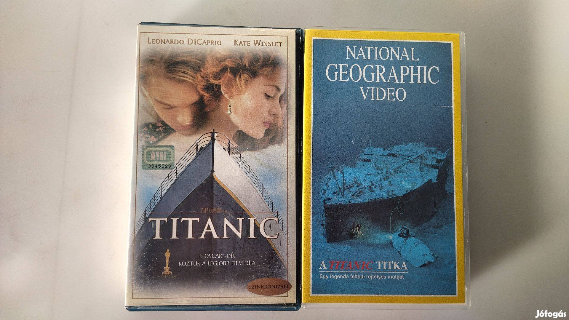 Titanic Film + NGC Dokumentumfilm VHS Videókazetta