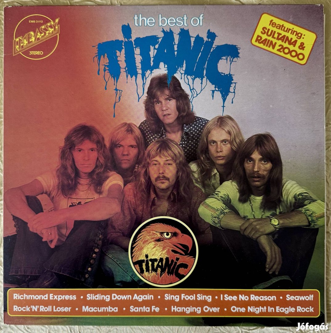 Titanic The Best Of Titanic bakelit hanglemez holland