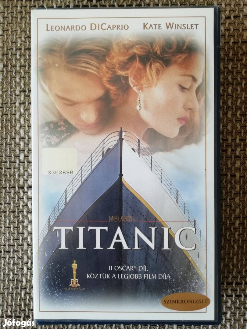 Titanic VHS műsoros, eredeti videó kazetta