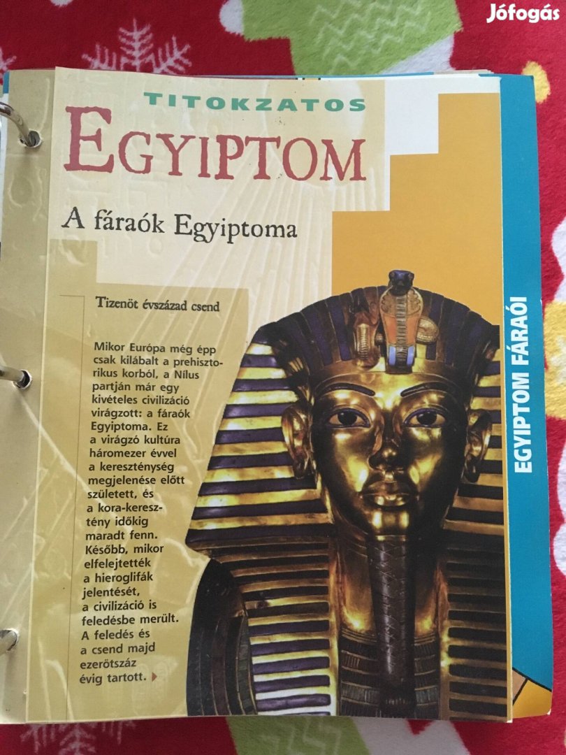 Titokzatos Egyiptom gyűjtemény eladó