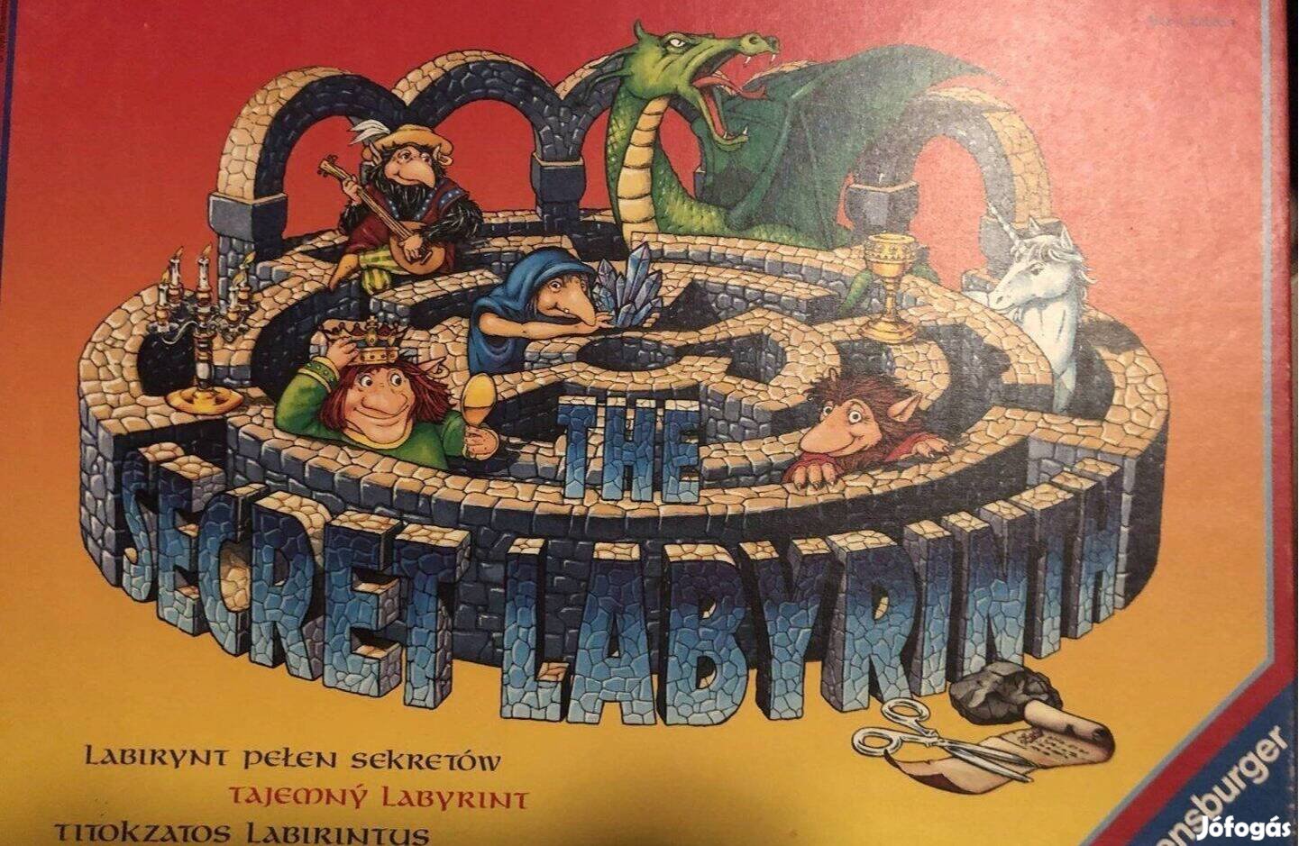 Titokzatos Labirintus, Ravensburger társasjáték, új