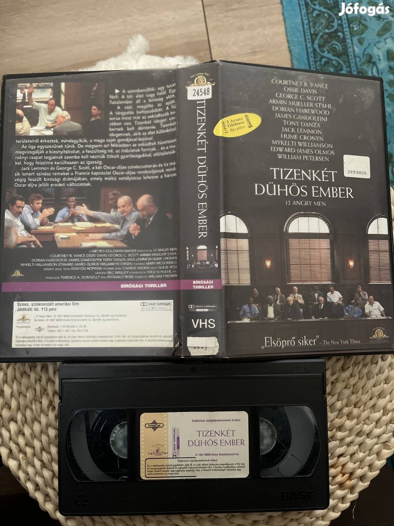 Tizenkét dühös ember vhs