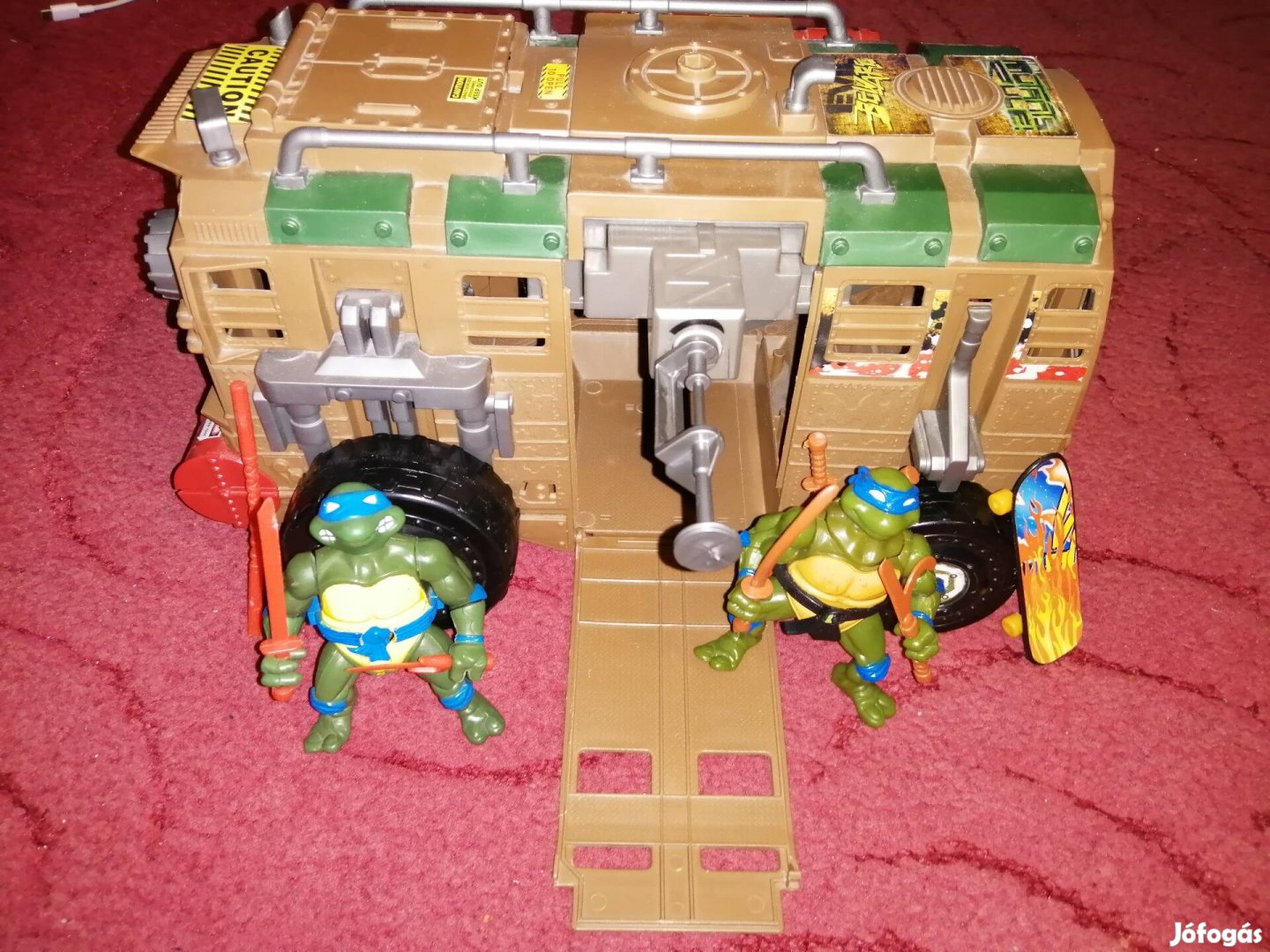 Tmnt Tini Ninja Shellriaser jármű + figurák.