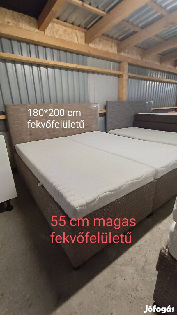 Több fajta Új Boxspring franciaágy mosható huzatú matracokkal