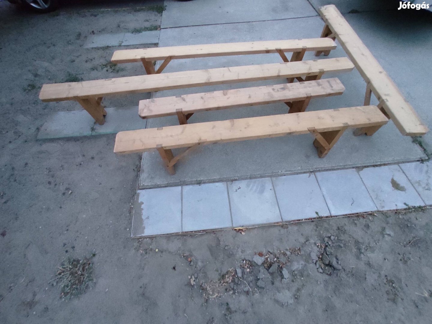 Több méretben,kerti padok