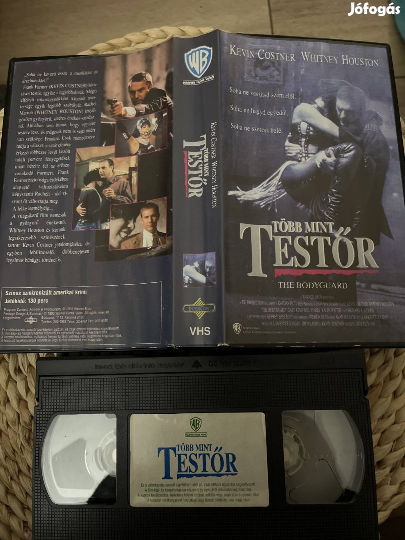 Több mint testőr vhs