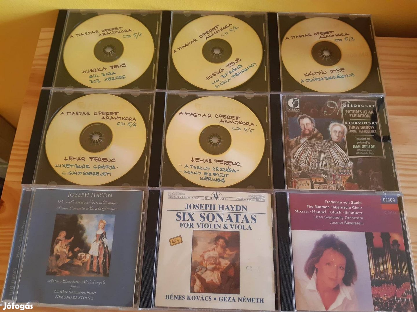 Többféle CD tok
