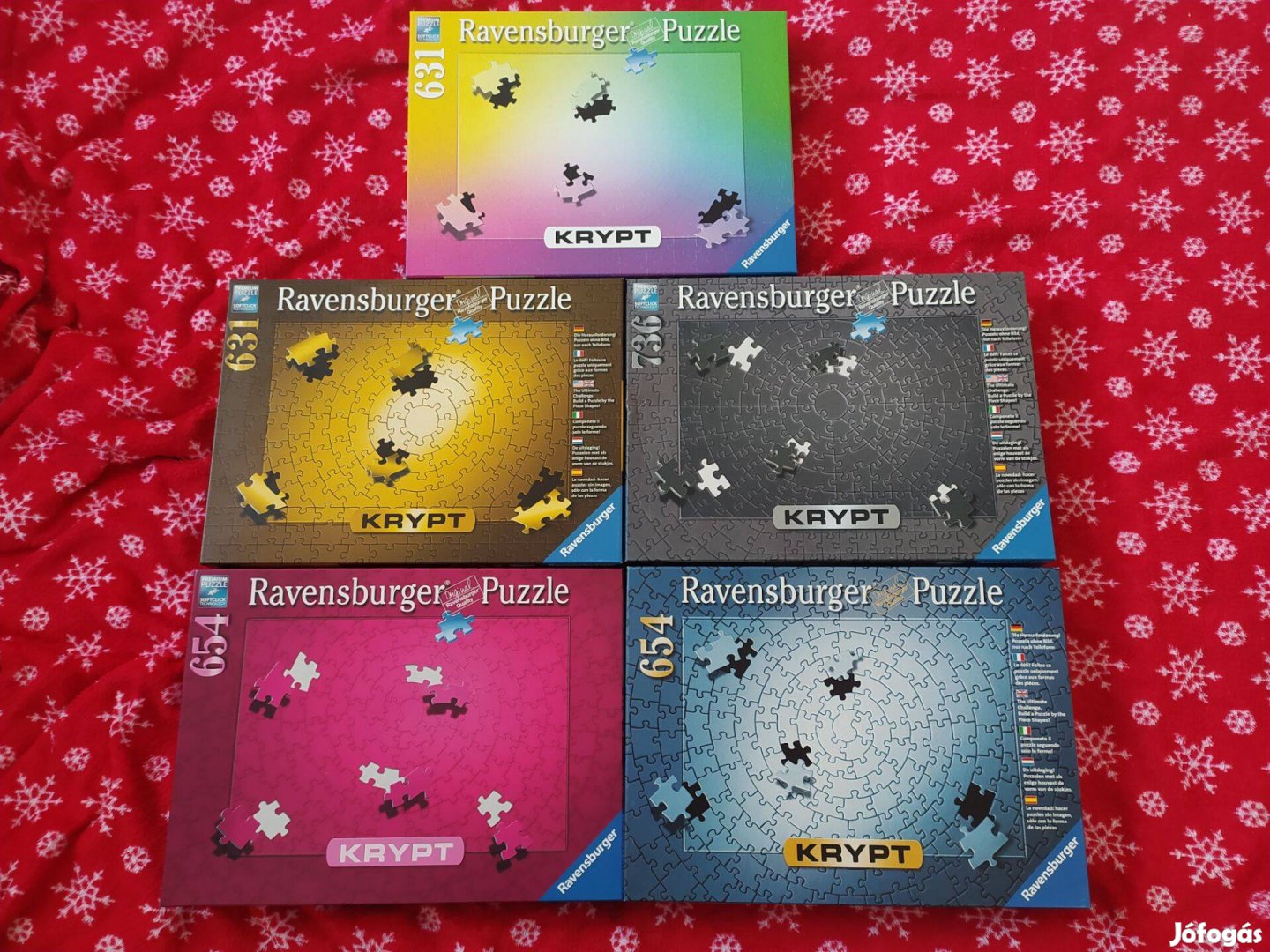 Többféle Ravensburger Krypt puzzle