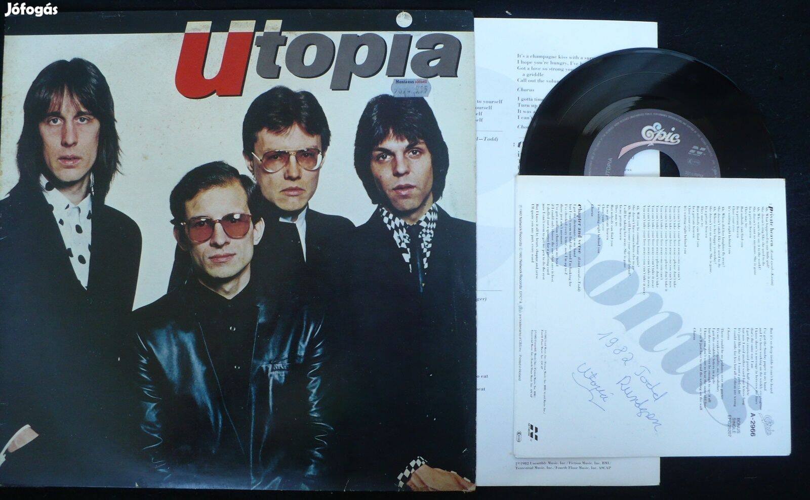 Todd Rundgren: Utopia + bónusz kislemez (holland nyomású LP és EP)