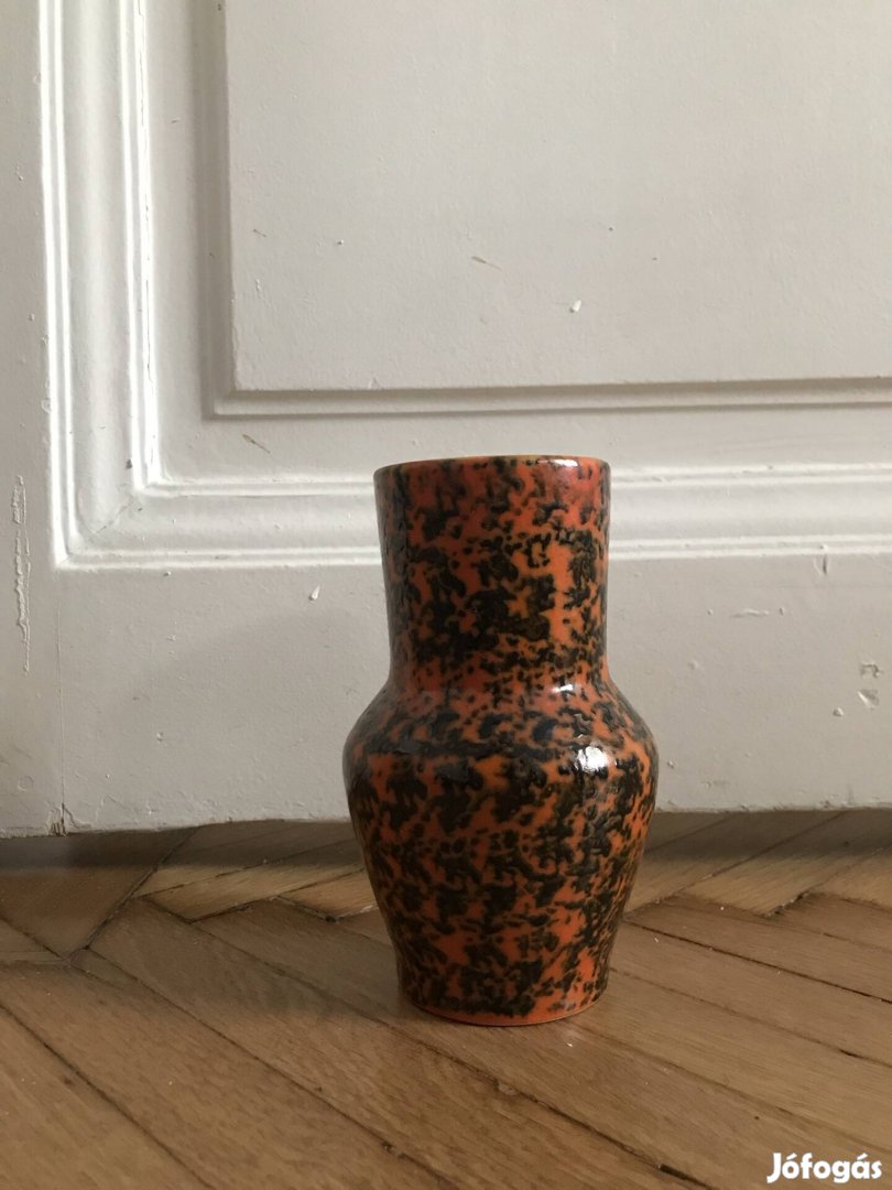 Tófej kerámia váza 