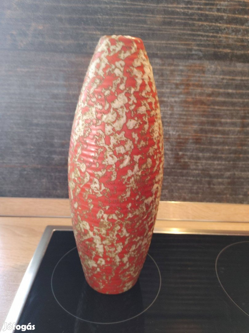 Tófej kerámia váza kb.30 cm