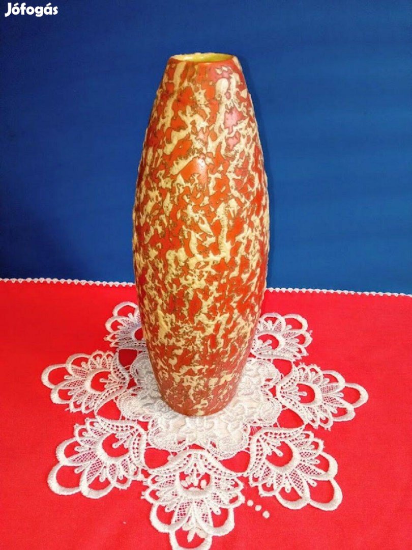 Tófej retro kerámia váza