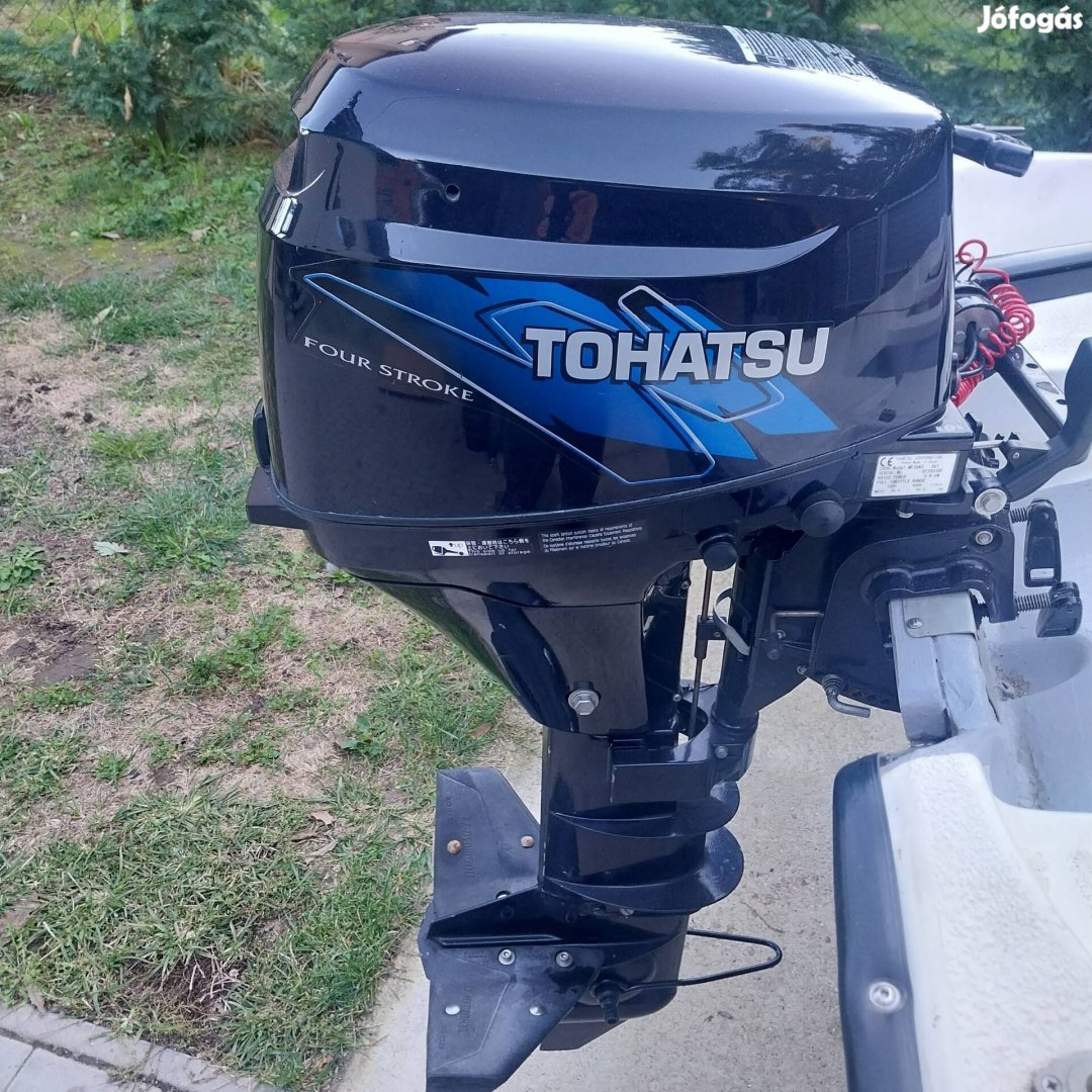 Tohatsu 8/10 le négyütemű csónakmotor eladó 