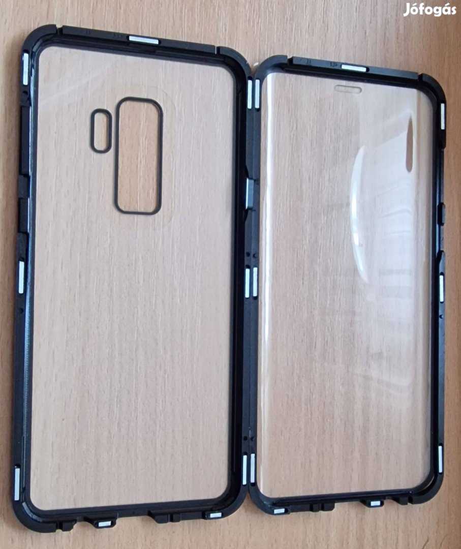 Tok Samsung Galaxy Note 8 S7 Edge S8+ S9 üveg fekete telefontok