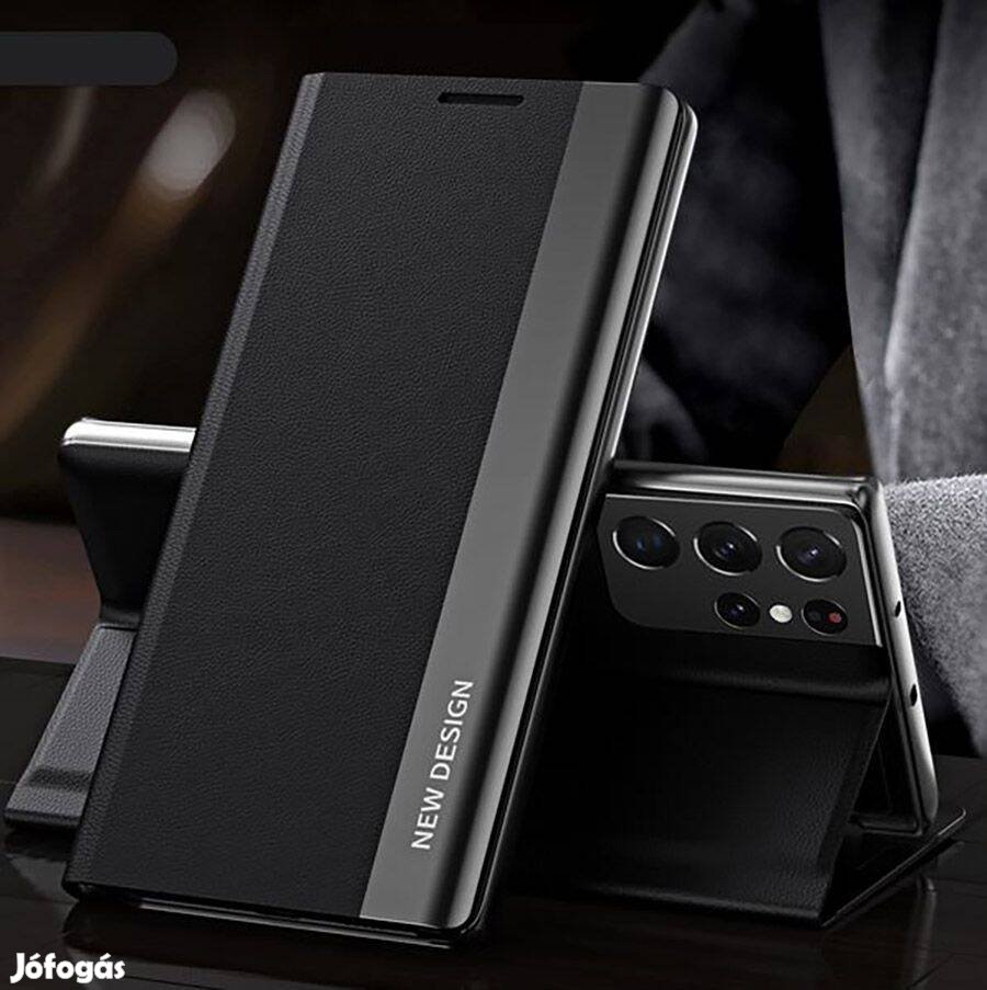 Tok Samsung Galaxy S23 Ultra vagy S22 Ultra Flip ütésálló Adsorption