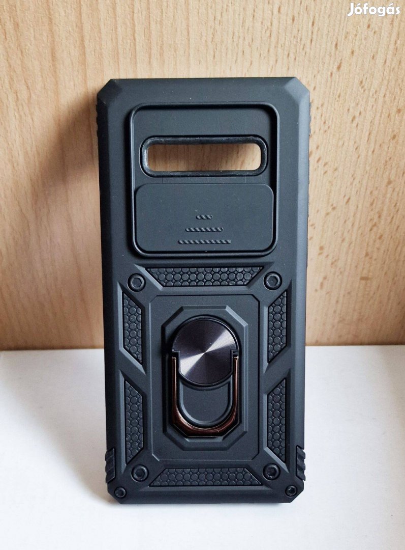 Tok Samsung S10 kameravédős ütésálló kitámasztható tok