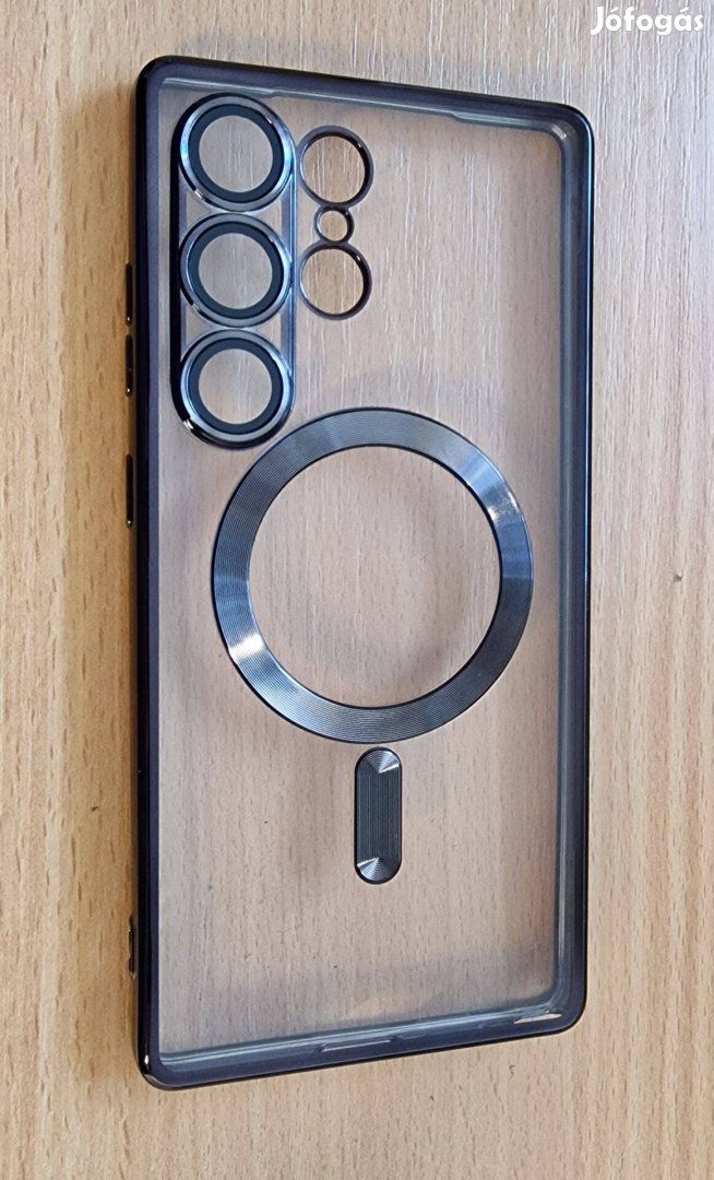 Tok Samsung S24 Ultra luxus átlátszó tok objektívvédelemmel