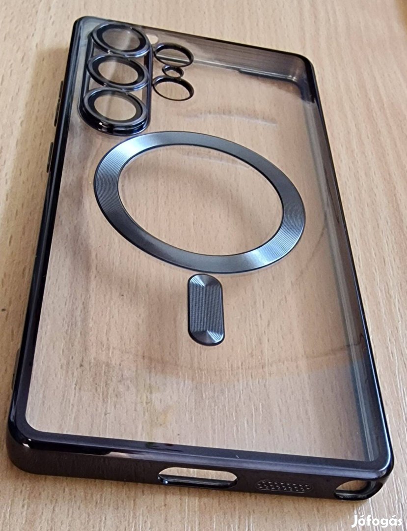 Tok Samsung S24 Ultra luxus átlátszó tok objektívvédelemmel