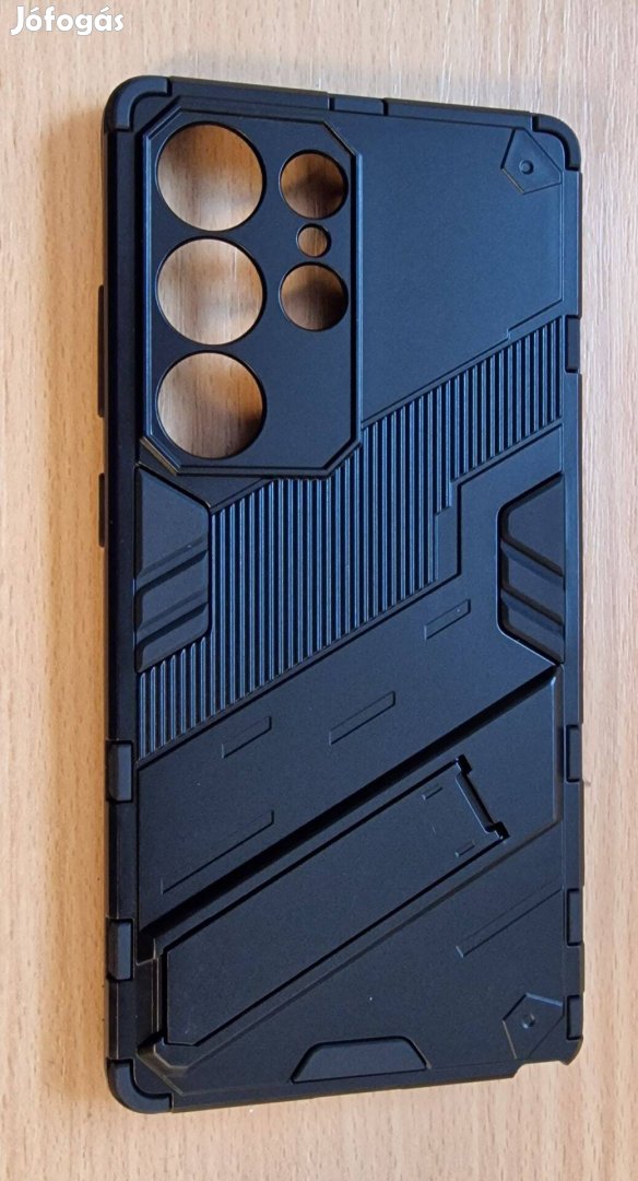 Tok, Samsung Galaxy S24 Ultra ütésálló kitámasztható Punk Armor tok