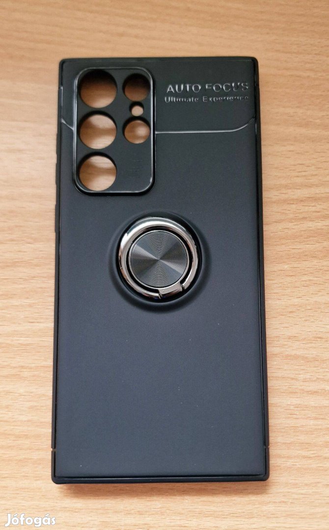 Tok, Samsung Galaxy S24 Ultra ütésálló kitámasztható tok fémgyűrű
