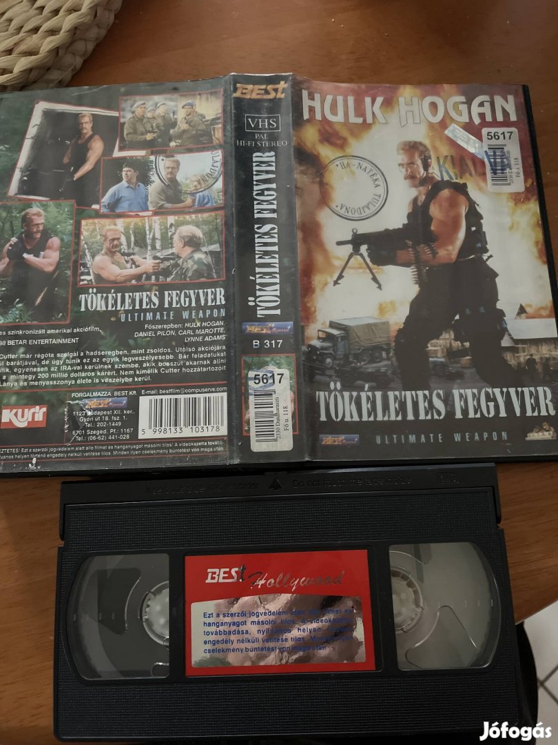 Tökéletes fegyver vhs