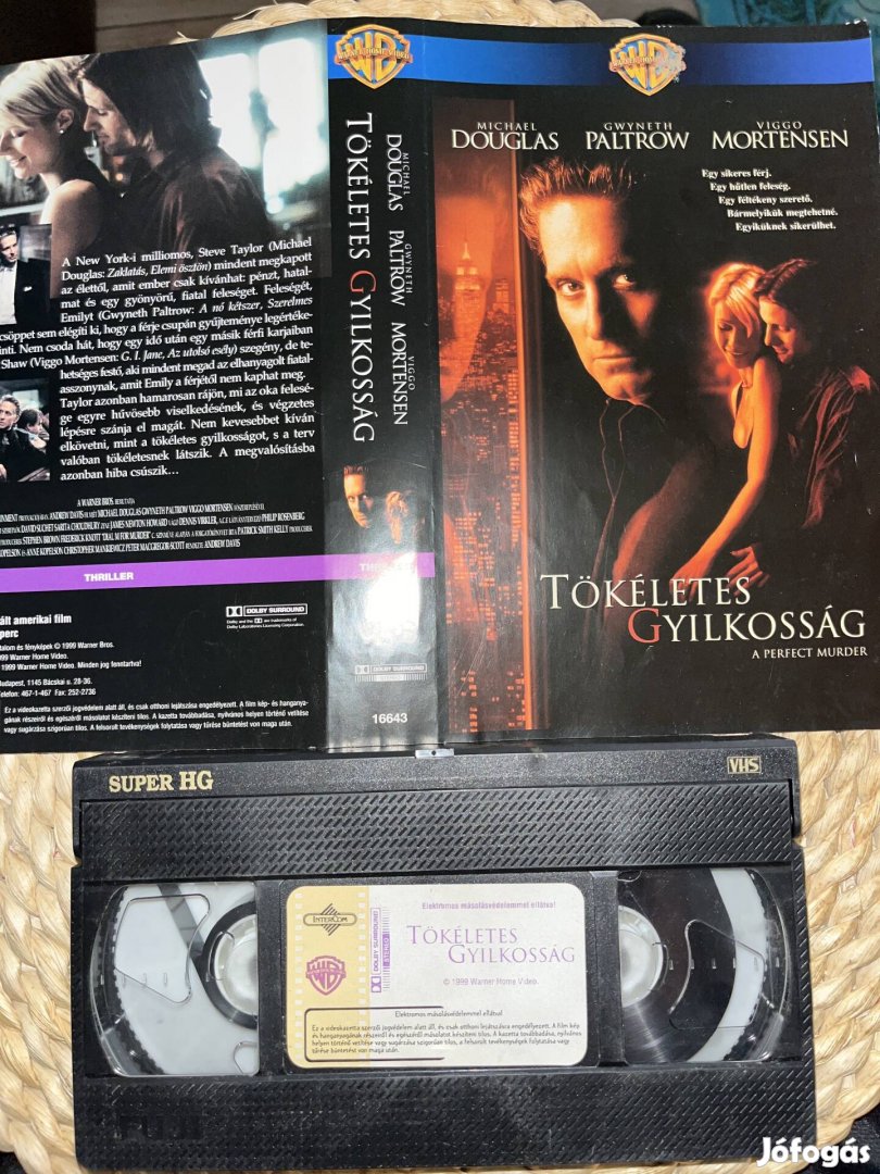 Tökéletes gyilkosság vhs