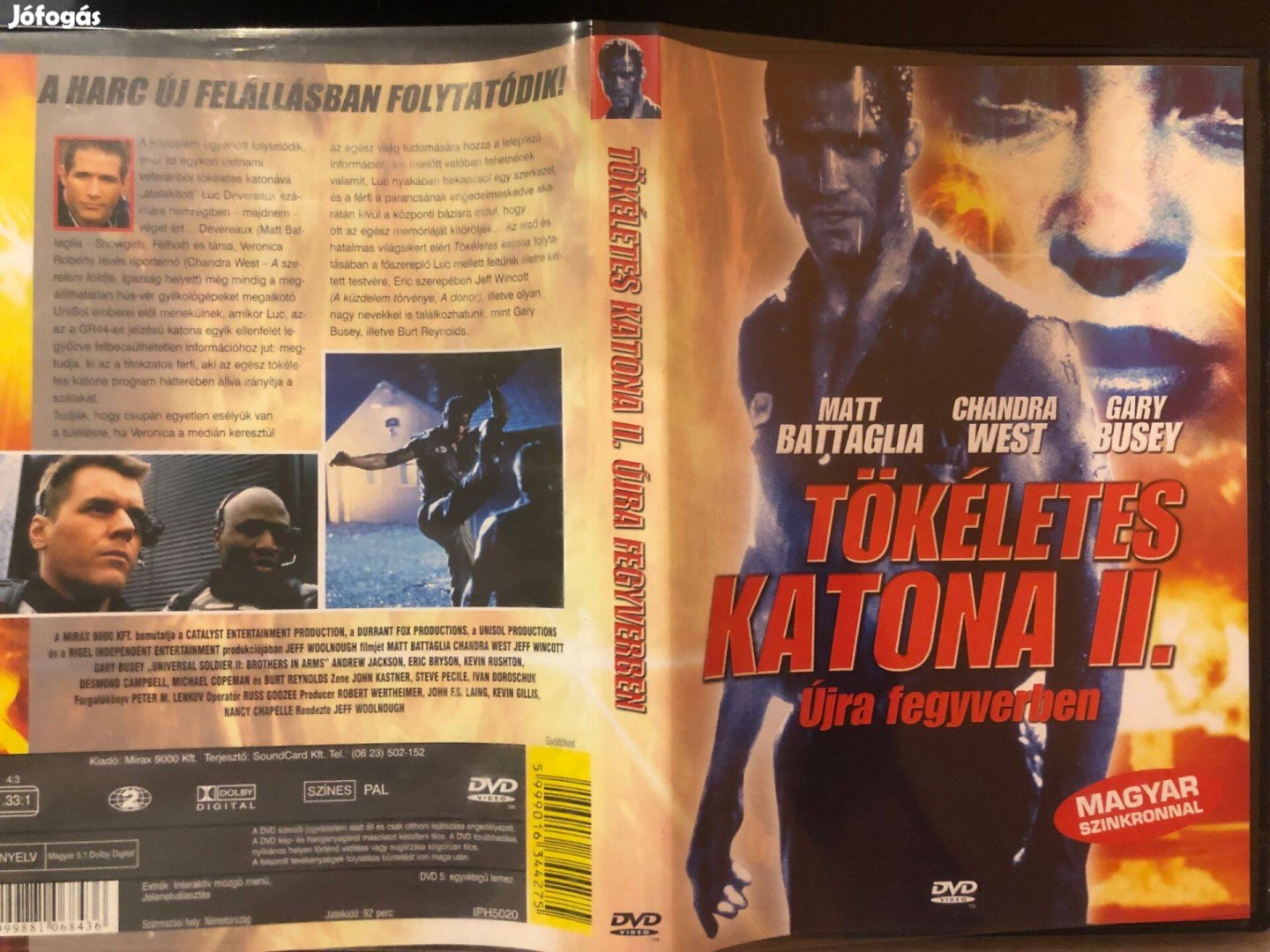Tökéletes katona 2. DVD (ritkaság, Matt Battaglia, Gary Busey)