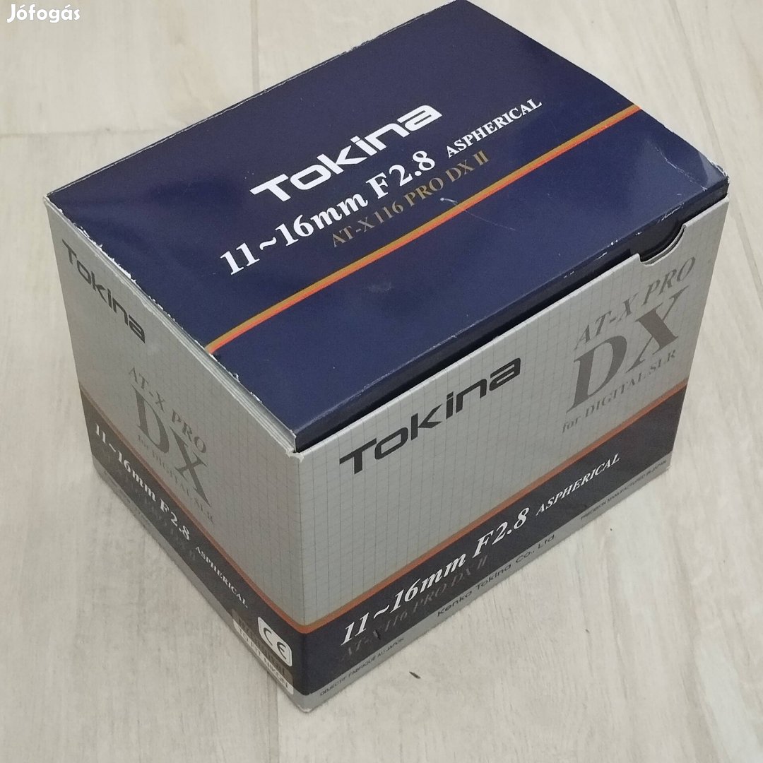 Tokina 11-16mm F2.8 Doboz