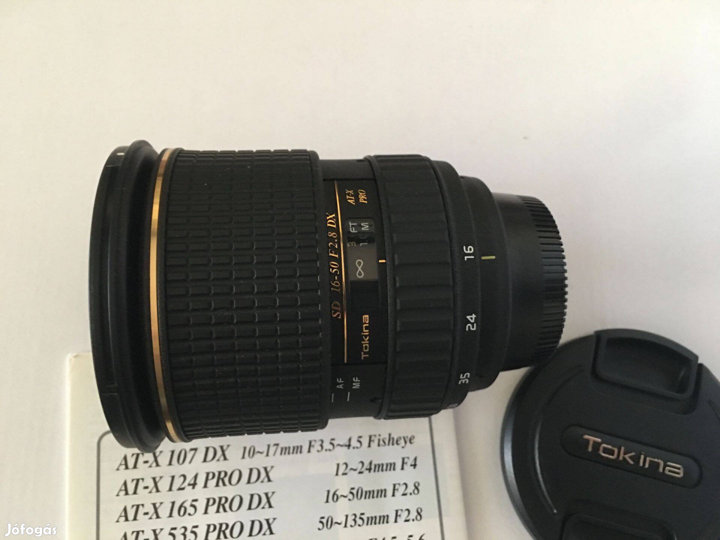 Tokina 16-50/2.8 ATX-Pro zoom objektív Nikon- hoz eladó