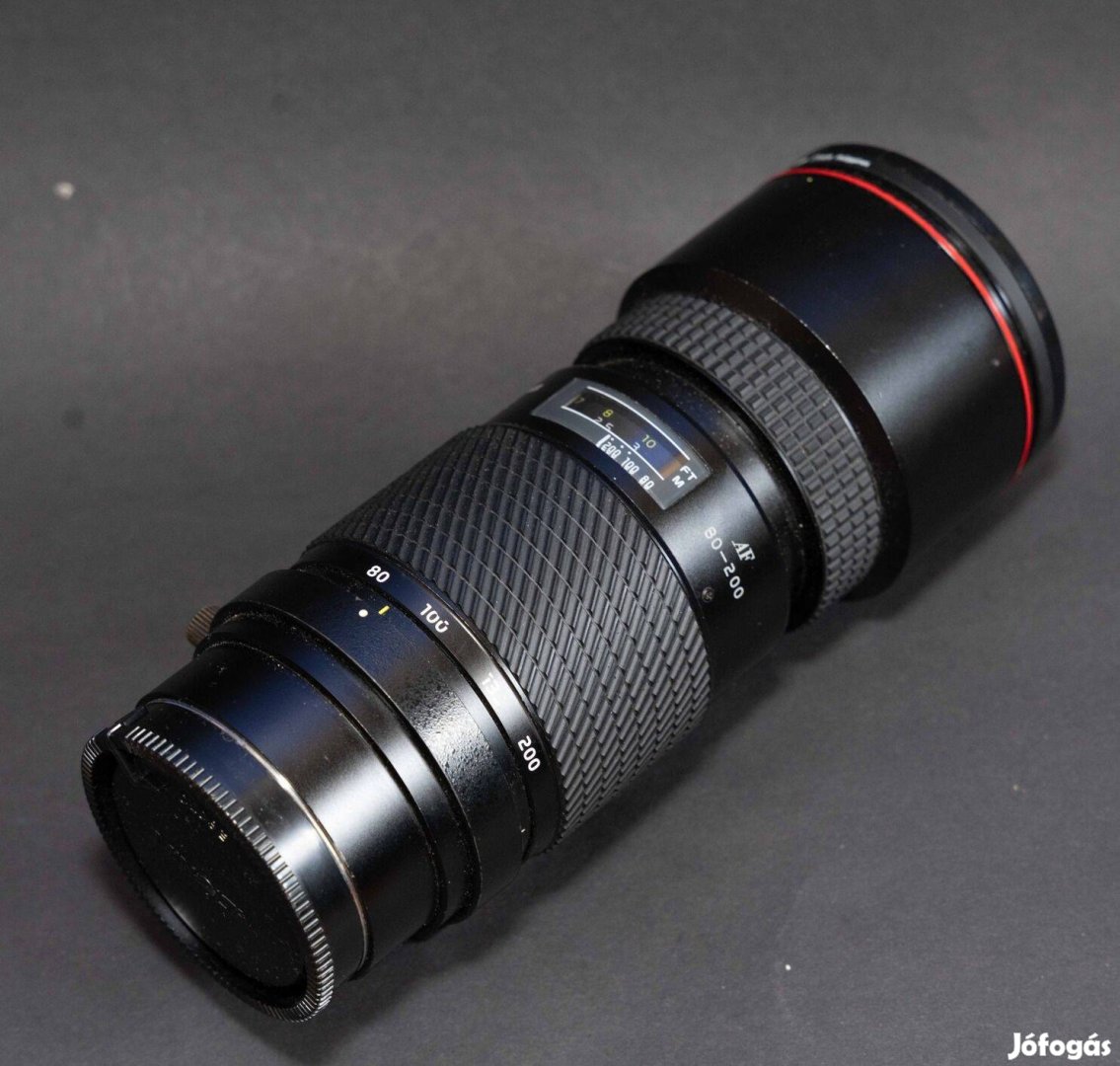 Tokina 80-200 2,8 ATX Állványgyűrűvel sapkákkal Sony A