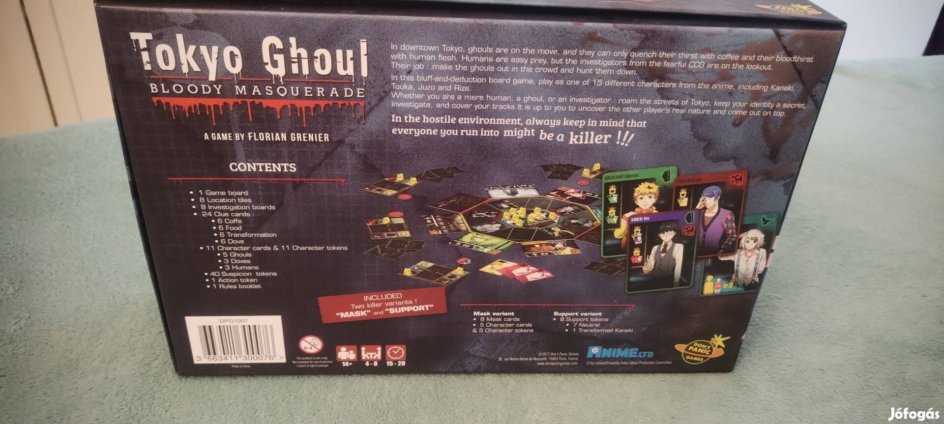 Tokyo Ghoul Bloody Masquerade tarsasjáték