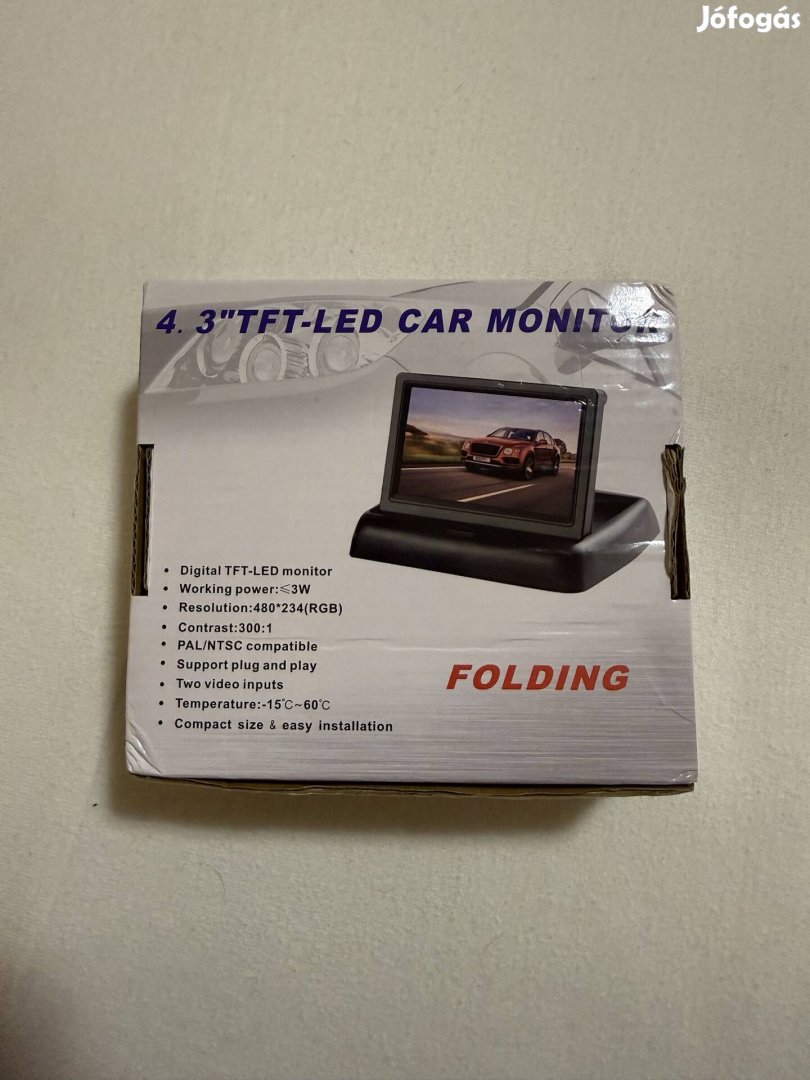 Tolató kamerához monitor