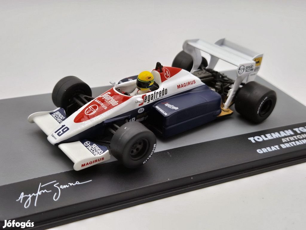 Toleman TG184 F1 #19 (1984) - Great Britain GP - Ayrton Senna - PILÓT